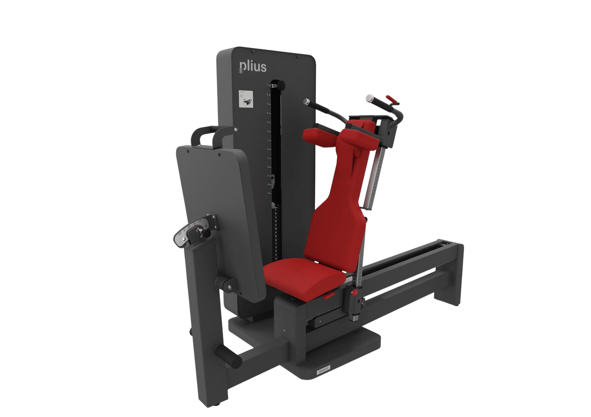 Bild von plius® Funktionsstemme Monitor MD, 165kg/200kg nach Wahl