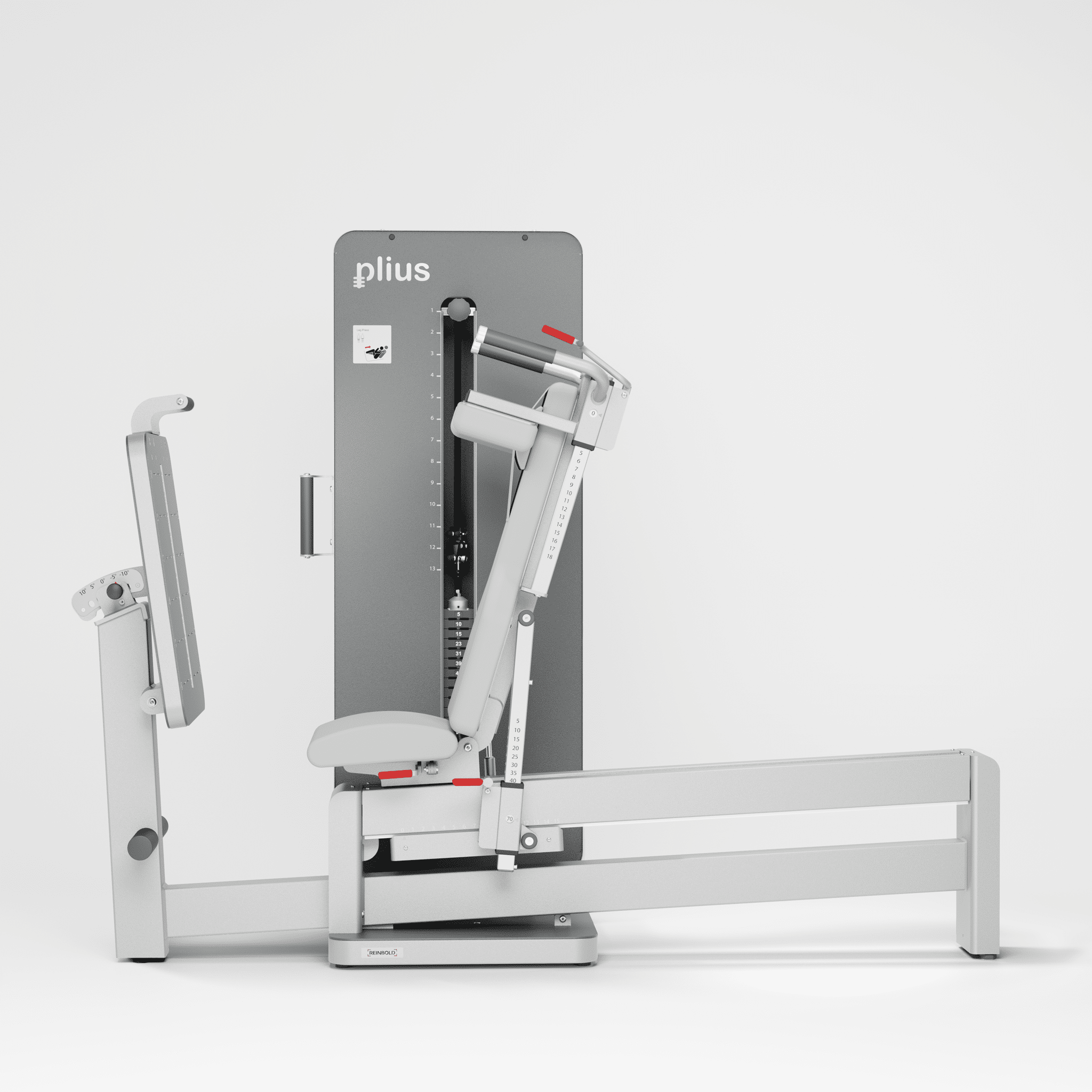 Bild von plius® Funktionsstemme Monitor MD, 165kg/200kg nach Wahl