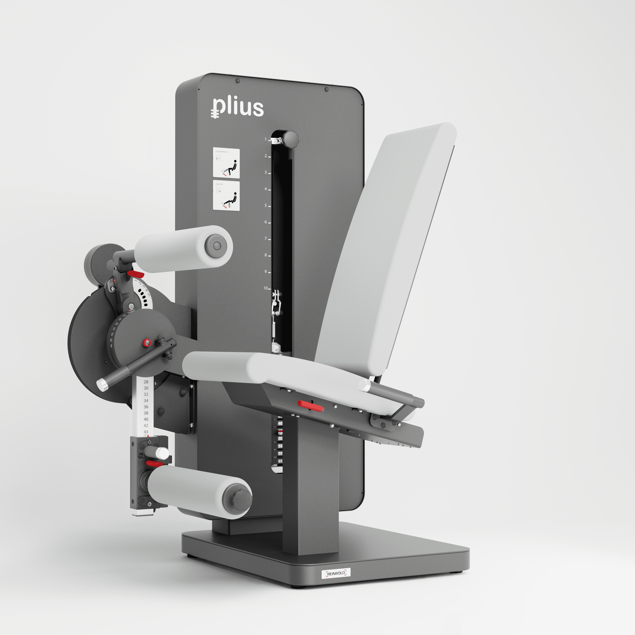 Bild von plius® Beinbeuer/Beinstrecker Monitor MD
