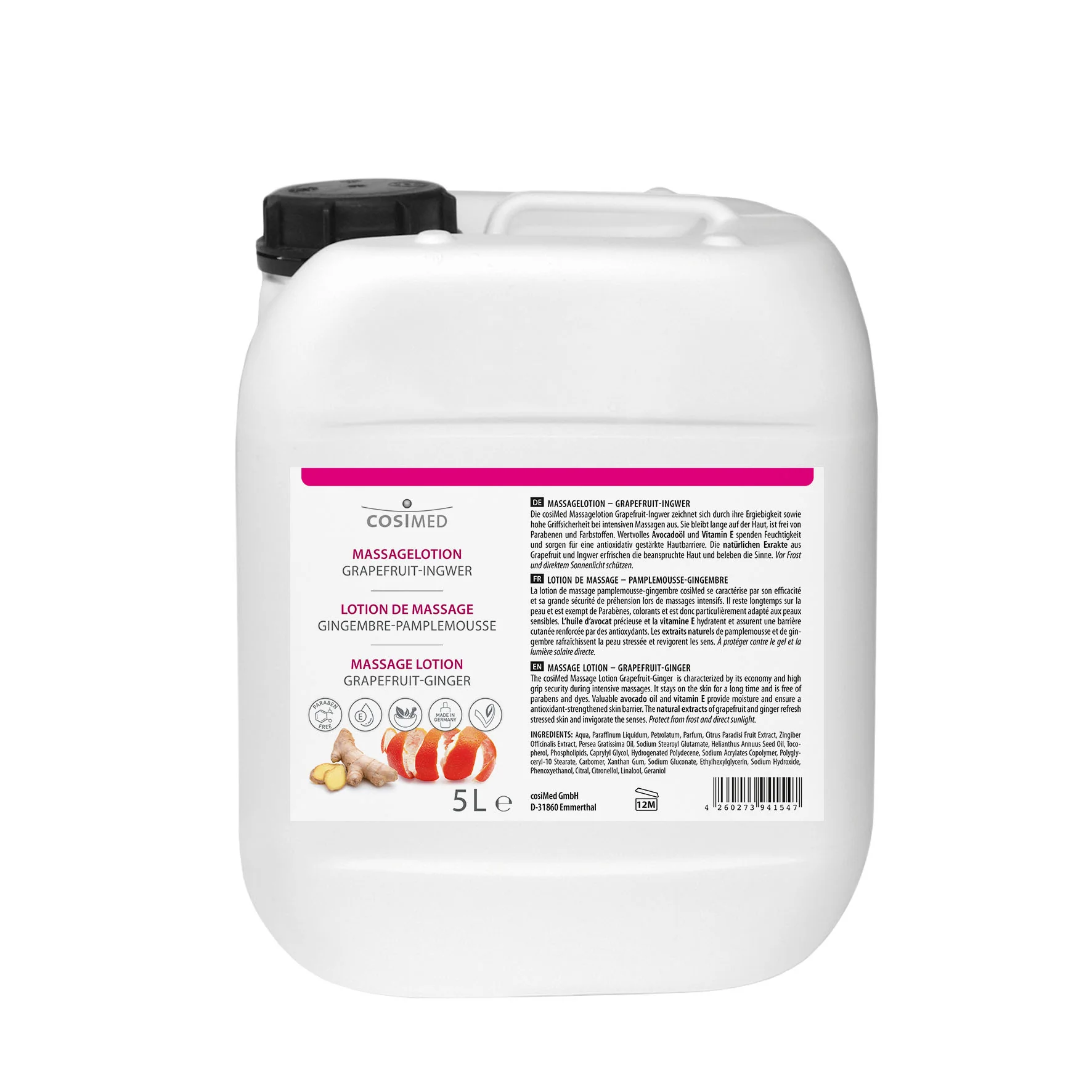 Massagelotion Grapefruit-Ingwer, Bild 3