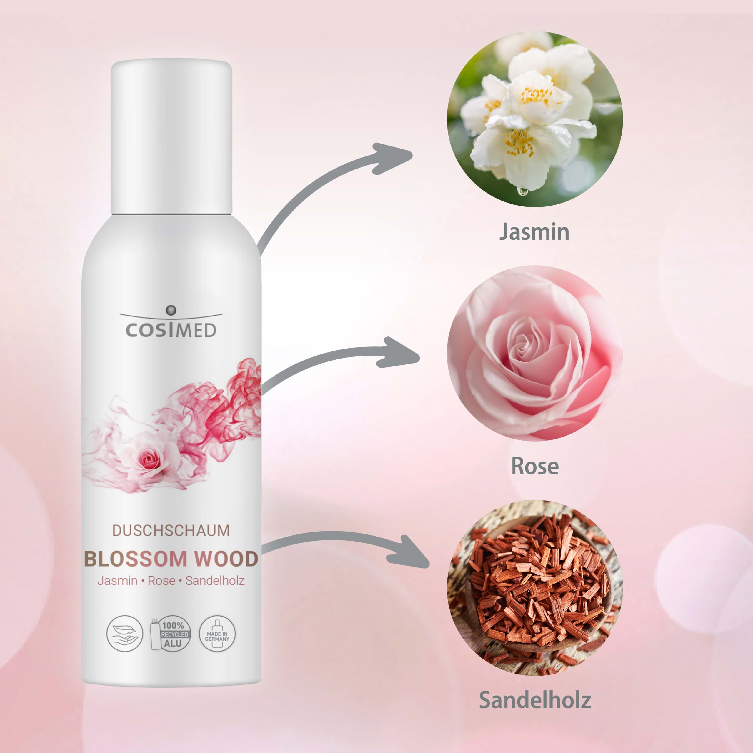 Duschschaum Blossom Wood